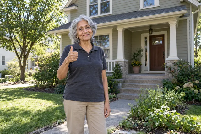 Person giving a thumbs up